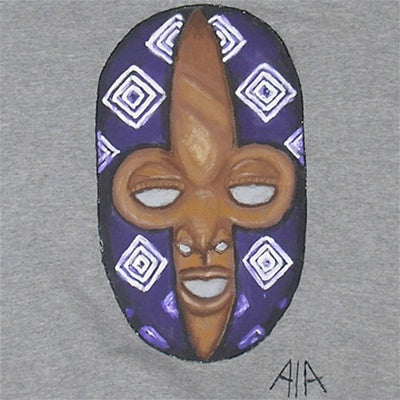 Purple Diamond head mask Tee